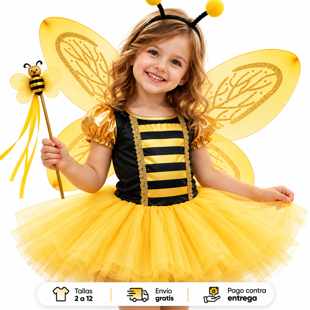 Disfraz Abejita Encantada para Niña 🐝✨